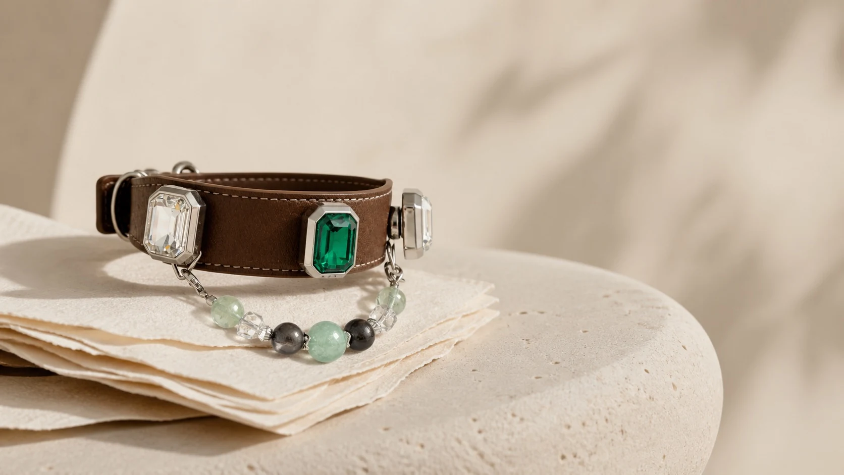 Gemstone Crystal Collars